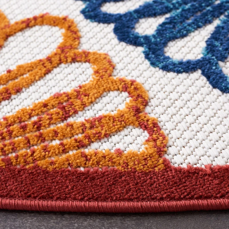 SAFAVIEH Cabana Aria Floral Outdoor Area Rug