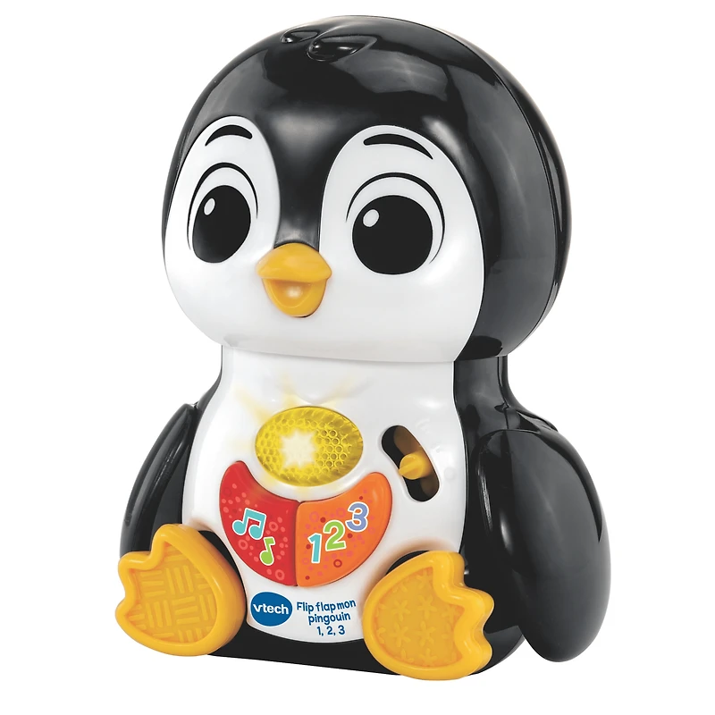 Jouet d'apprentissage pour compter VTech Flip flap Mon pingouin 1,2,3 pour tout-petits - Version française, 12-36 Mois