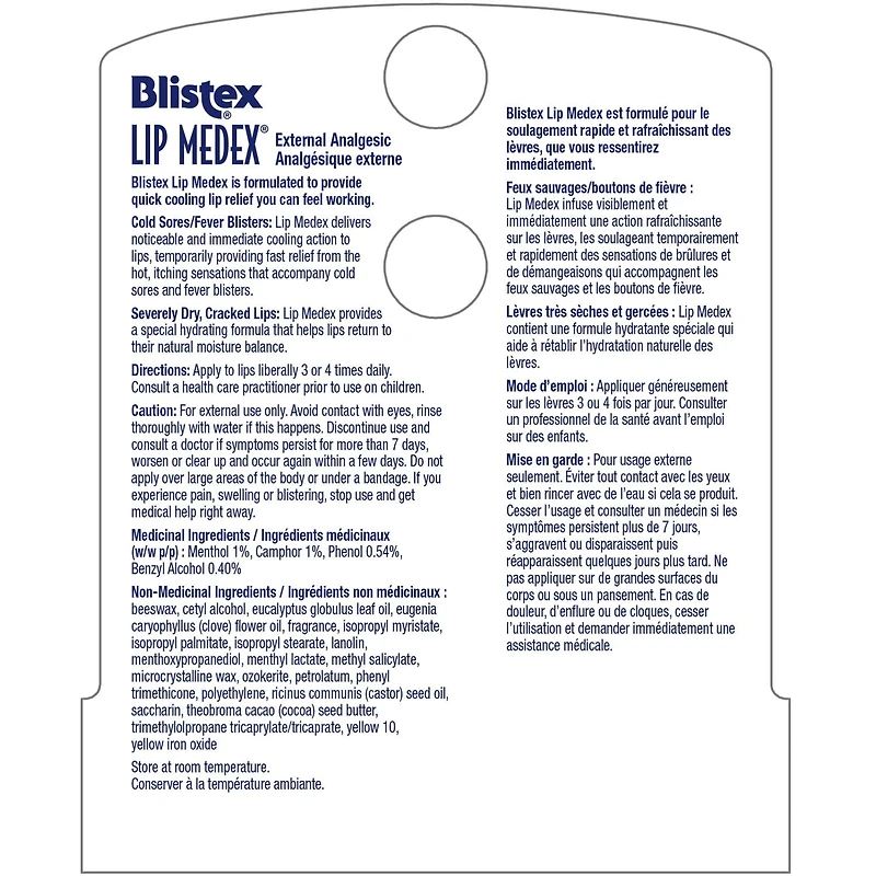 Blistex® Lip Medex Stick, 1 x 4.25 g