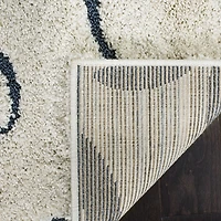 SAFAVIEH Florida Douglas Floral Vines Shag Area Rug