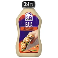Taco Bell Creamy Baja Sauce, 354 mL Bottle, TB CREAMY BAJA SAUCE