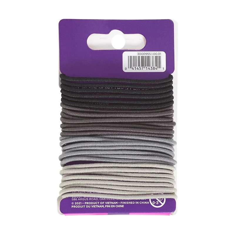 Goody Ouchless Elastics - 2 mm - 30Ct, Goddy Elastics