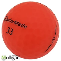 Mulligan - 12 balles de golf récupérées Taylormade Project (s) Mat 5A, Rouge