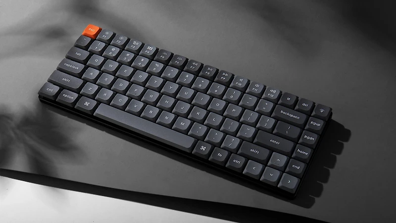 Keychron K3 Max RGB Low Profile Hot-swappable Wireless Mechanical Keyboard - 2.4GHz/Bluetooth/USB-C, Brown Switch, Aluminum Frame, 75% Layout (Keys 84), Carbon Black (K3M-H3)