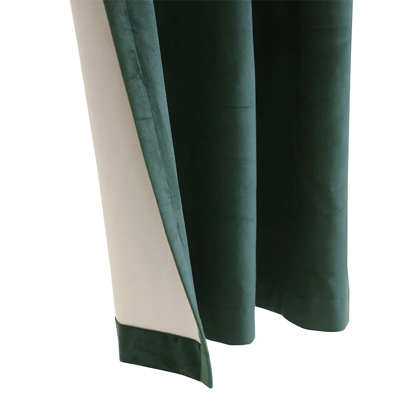 Sicily Room Darkening Dual Header Indoor Curtain
