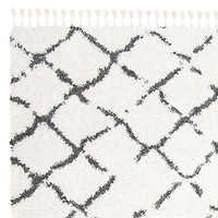 Safavieh Moroccan Fringe Dorian Tapis Géométrique Shag