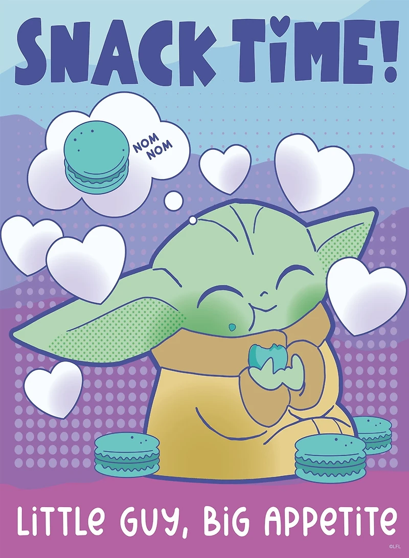 Buffalo Games Star Wars - Snack Time! Puzzle de 100 pièces imbriqué pour adultes de 6 à 99 ans