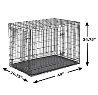 MidWest Ultima Pro Double-Door Folding Dog Crate