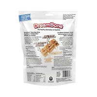 DreamBone Wavy Chips Wrapped with Chicken and Made with Real Peanut Butter Flavour, 5 Count, Treat Your Dog to a Delicious Rawhide-Free Chew, For All Dogs, DreamBone Chicken Wrapped Wavy Peanut Butter Chips 5ct, 75g