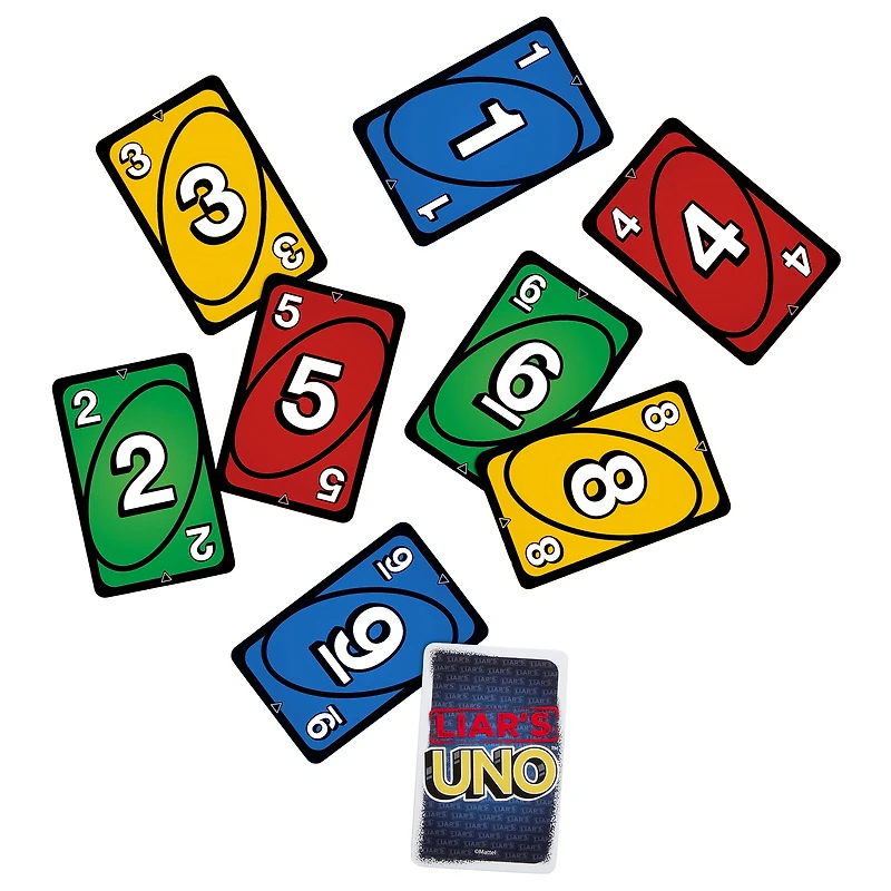 Liar’s UNO Card Game for Adults, Kids, Families, Parties & Game Nights, Trick Play & Bluffing