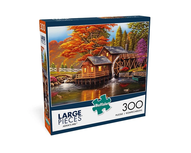 Buffalo Games Large Piece Adam's Mill 300 Piece Jigsaw Puzzle