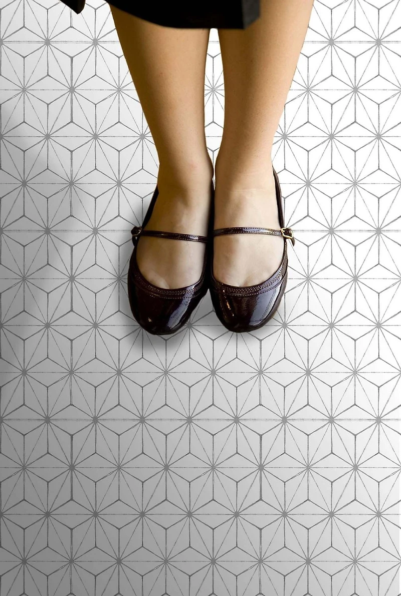 FloorPops Ensemble de 20 carreaux de sol Kikko Peel & Stick