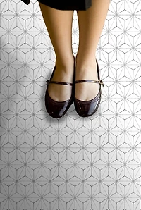 FloorPops Ensemble de 20 carreaux de sol Kikko Peel & Stick