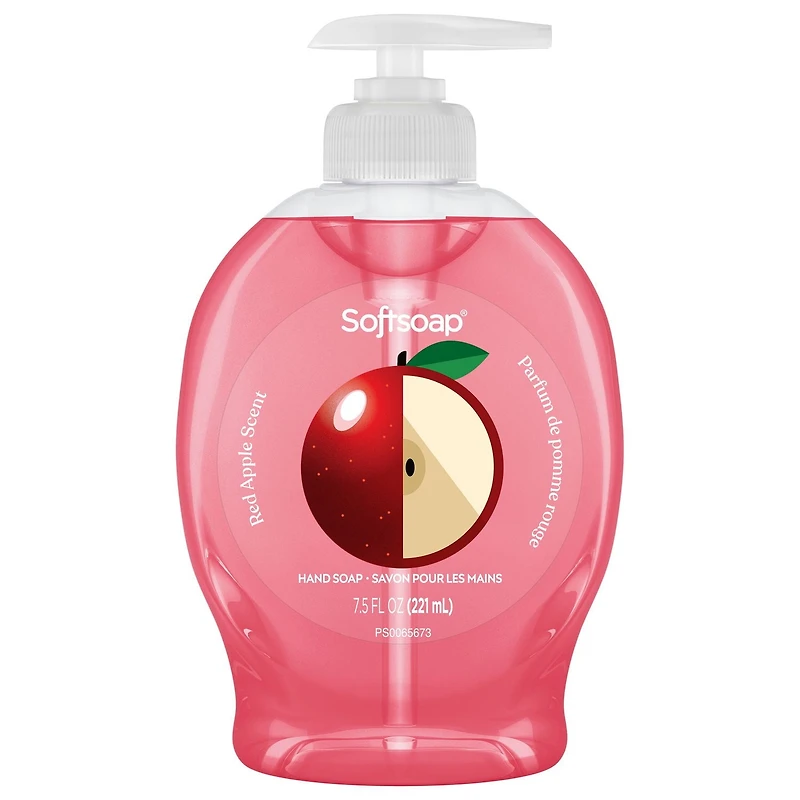 Savon liquide pour les mains Softsoap Limited Edition Red Apple, flacon-pompe de 221 ml Savon liquide Softsoap Red Apple