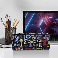 Pen+Gear Gaming Icon Design Barrel Pencil Pouch