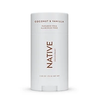 Native Natural Deodorant, Coconut & Vanilla, Aluminum Free