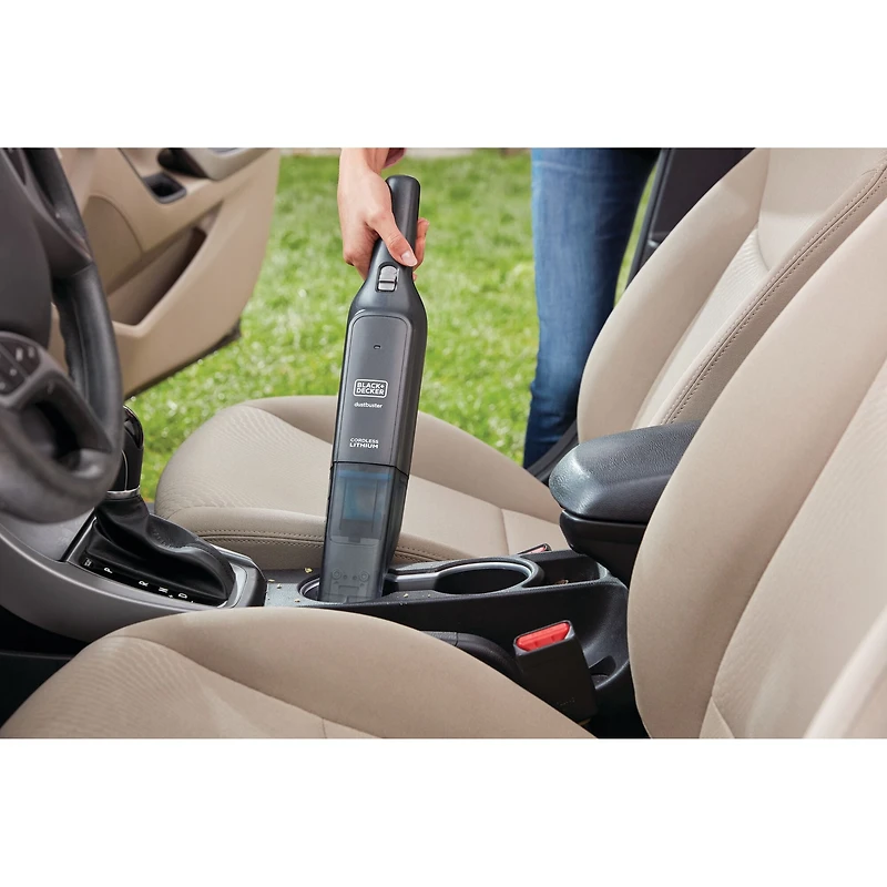 BLACK+DECKER Dustbuster® AdvancedClean™ 12 V MAX* Slim Aspirateur à Main Sans Fil, HLVC320J01
