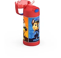 Thermos Kids Vacuum Insulated Funtainer Water Bottle with Flip Up Straw, 355ml, Paw Patrol, ,12 OZ Bottle