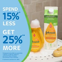 Johnson's Baby Shampoo Carton Refill, Glycerin, Baby Shampoo, Gentle, For Delicate Hair & Scalp, Hypoallergenic, Paraben Free, 1 L