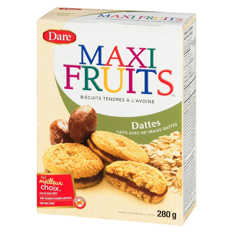 Maxi Fruits Date Cookies, Dare, 280 g