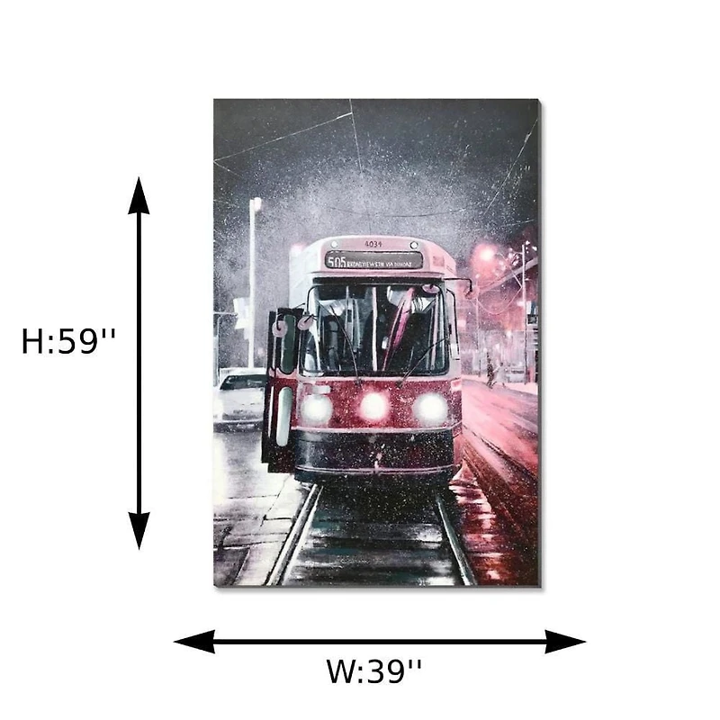 Striking 50% Hand-Painted Art Wall , Featuring Bold Contrast and Vibrant Details, Perfect for Adding a Dynamic and Artistic Touch to Living Rooms, Offices, or Modern Interiors