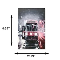 Striking 50% Hand-Painted Art Wall , Featuring Bold Contrast and Vibrant Details, Perfect for Adding a Dynamic and Artistic Touch to Living Rooms, Offices, or Modern Interiors