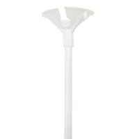 Pour mieux faire la fête ! Tiges en plastique de 50 cm pour ballons de baudruche avec coupelles, 20 pièces