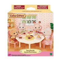 Calico Critters Sweets Party Set, meubles et accessoires pour maison de poupée