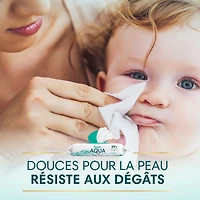 Lingettes pour bébés Pampers Aqua Pure Sensitive, 99 % d’eau, hypoallergéniques, non parfumées, 672 lingettes pour bébés au total (12X emballages rabattables)