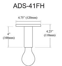 Flushmount Adams
