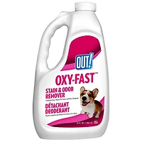 OUT! Oxy-Fast Stain & Odor Remover Dog Cleaner, 1.89 L | 64 oz
