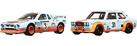 Coffret de 2 véhicules Car Culture Hot Wheels Premium Lancia Rally & Fiat 131 Abarth