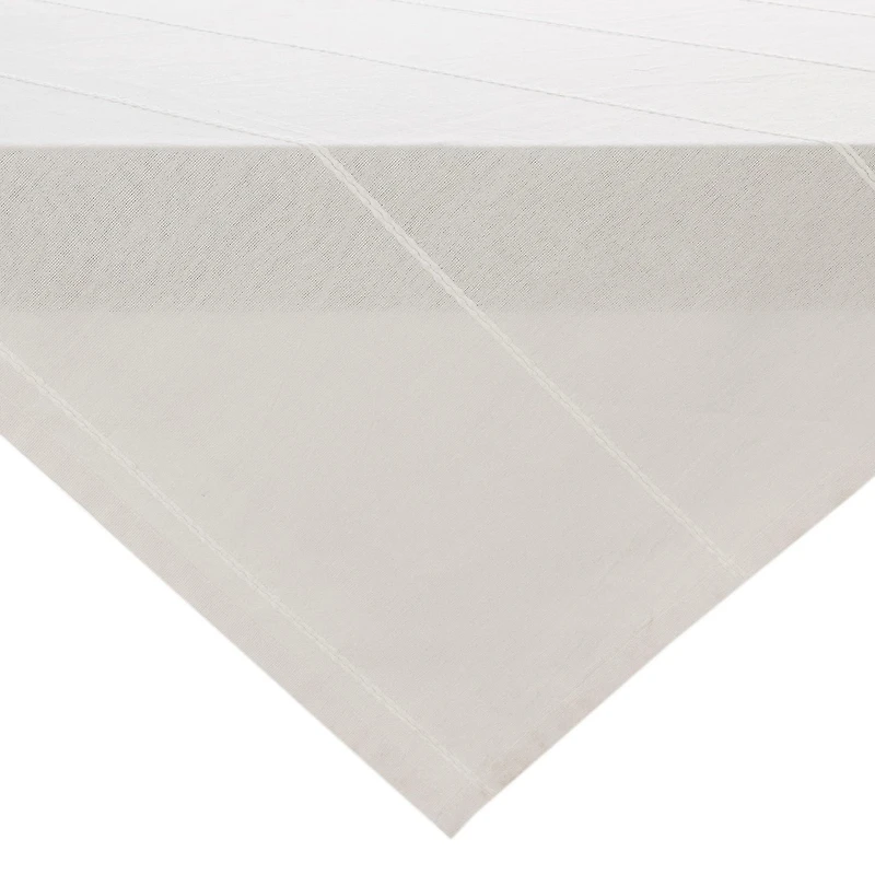 Nappe ronde à rayures Better Homes & Gardens 70" - Beige - 100 % coton 100% Coton, 70" R