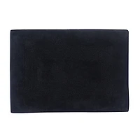 Tapis de Bain Mainstays Racetrack 100% Coton Noir Bath Rug, 17" x 24" Tapis de bain antidéparant