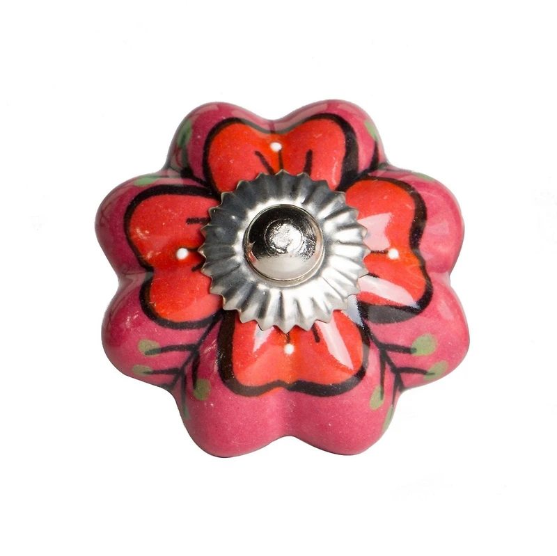 KNOB-IT VINTAGE HANDPAINTED CERAMIC KNOBS (8 Pack) K000001