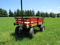 Millside chariot en bois express 16 po x 34 po