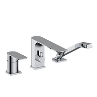 akuaplus® Roman Bathtub Faucet ELENA with Hand Shower in solid brass 3 pieces