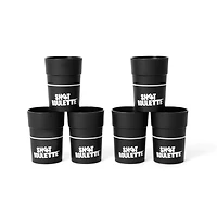 Shot Roulette: The Roulette Wheel Drinking Game by Buzzed for Adults, Includes 1 Roulette Wheel, 6 Glasses, 12 Tokens