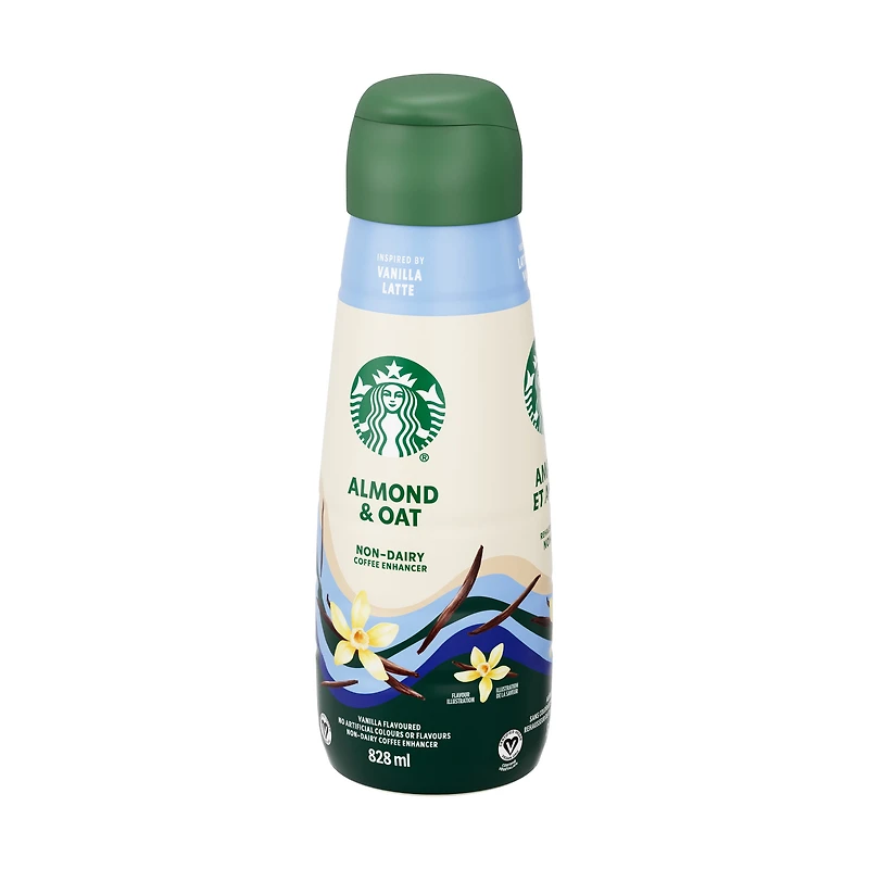 Starbucks Non-dairy Vanilla Coffee Enhancer, Blend of Almond & Oat, Vegan