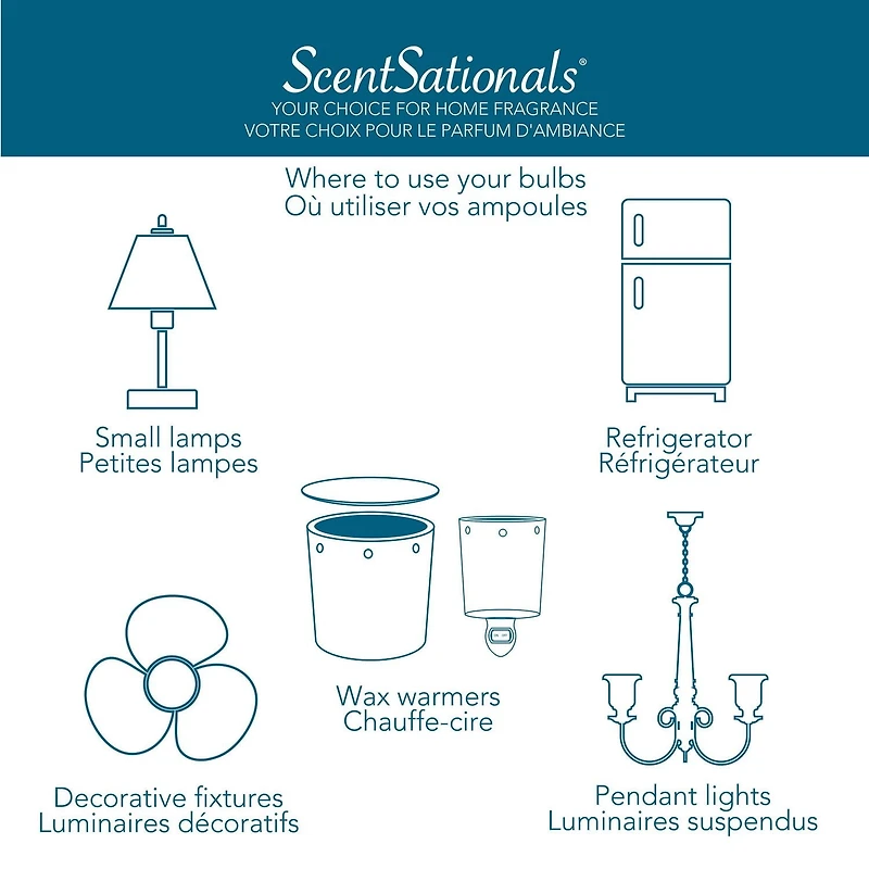 ScentSationals - 25 Watt Full Size Warmer Bulb