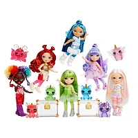 Rainbow High Littles Rainbow Fantasy Fairies + Pet – Astrid, Rainbow 5.5" Posable Small Doll & Fantasy Butterfly Pet