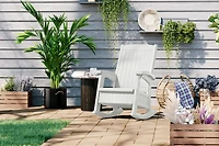 Suncast - Rocking Chair w/Storage - Ice Cube
