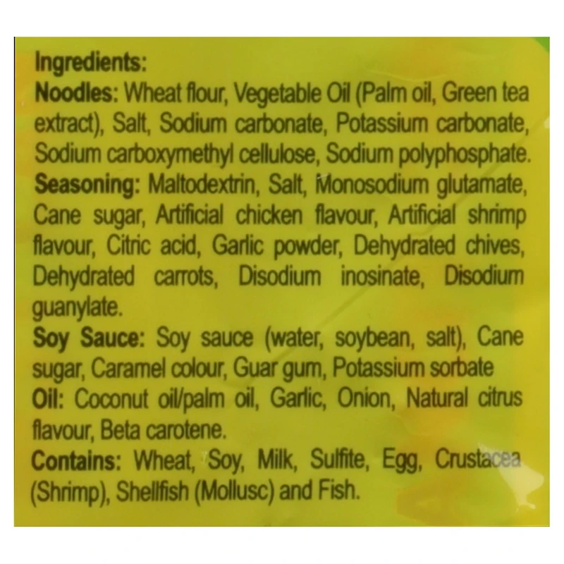 Lucky Me! Instant Pancit Canton Calamansi Flavour Multipack, 6 x 60g