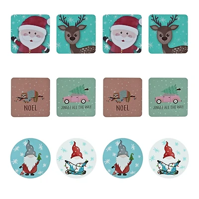 HOLIDAY TIME 4 PACK COASTERS