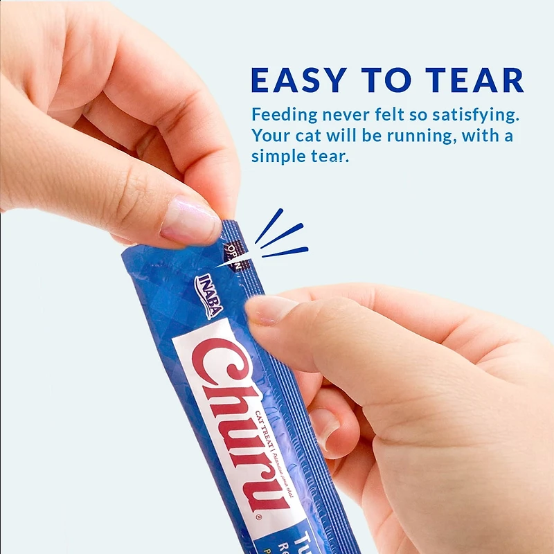 INABA Churu Cat Treats, Purée crémeuse léchée sans grain avec vitamine E - Boîte de variétés de poulet 10 tubes (5 x poulet et 5 x poulet avec fromage) 140g