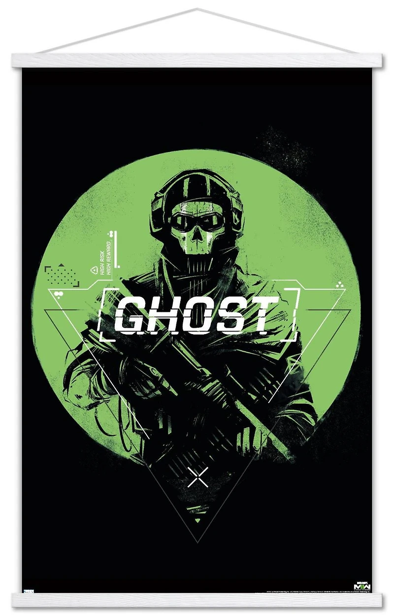 Call of Duty: Modern Warfare 2 - Ghost Emblem Wall Poster