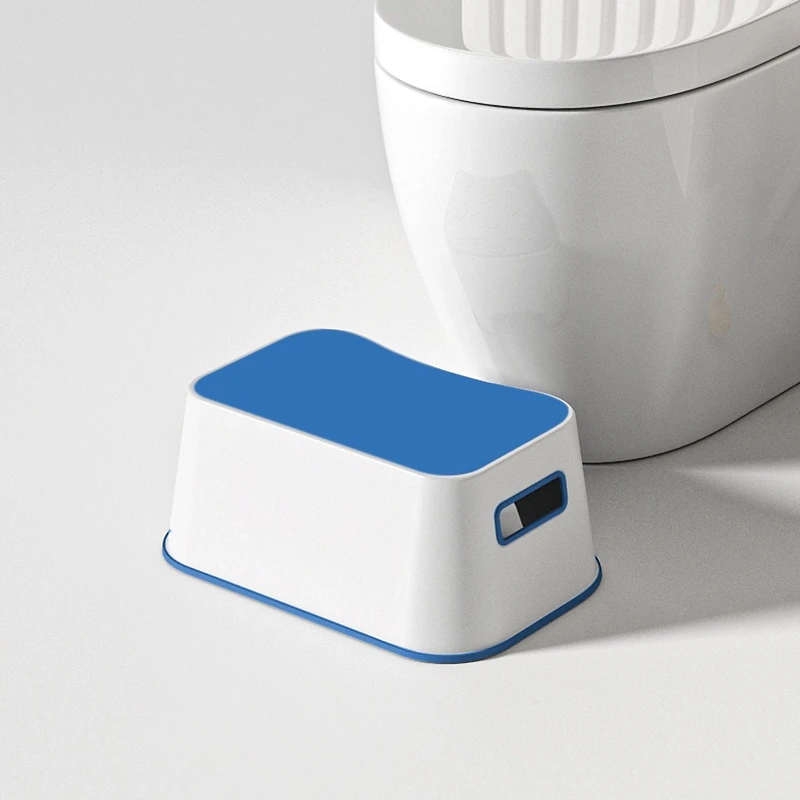 MS KIDS BLUE/WHITE STOOL, KIDS  STOOL