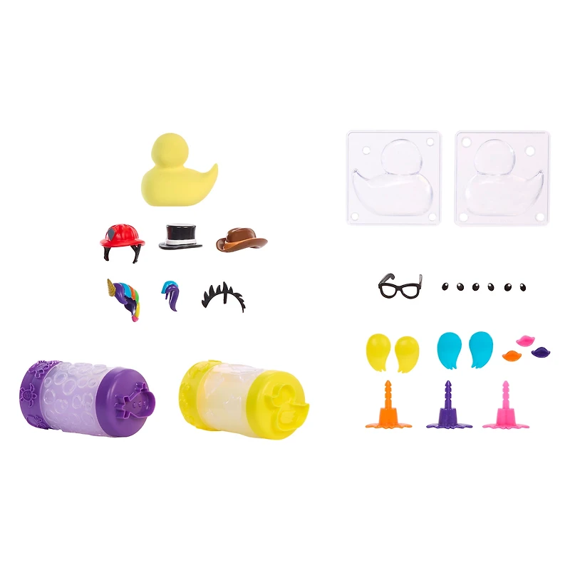 Wonder Factory Never Dry Floating Dough Ducky Set – Never Dries Out, Gluten Free, and Floats in Water