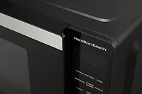 Hamilton Beach 0.9 Cu ft Countertop Microwave Oven, 900 Watts, Stainless Steel