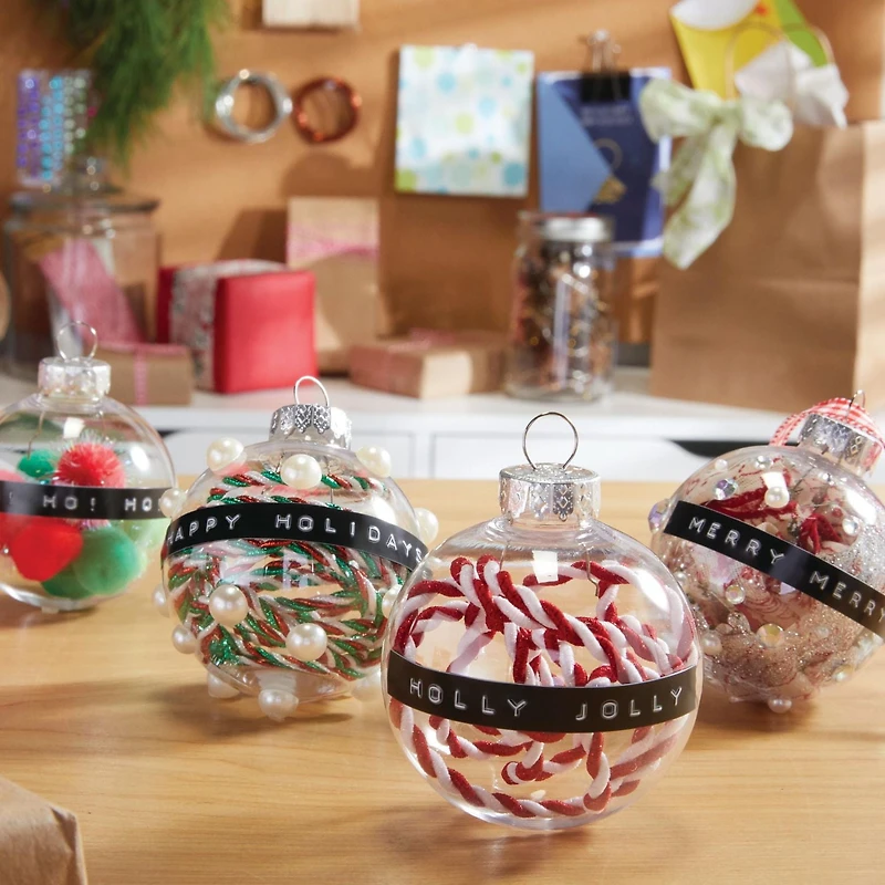 DYMO Self-Adhesive Embossing Labels, White Print on Black Tape, 3/8" x 9.8-Foot Roll, 3 Count